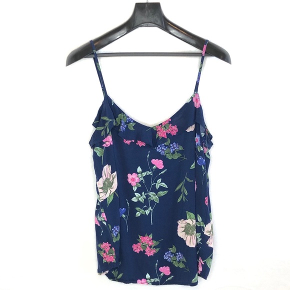 Old Navy V-Neck Floral Spaghetti Strap Top - Picture 1 of 5